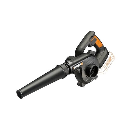 Worx Battery Powered Handheld Shop Blower, Bare Tool WX094L.9